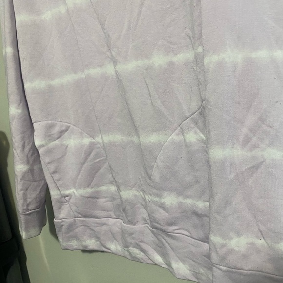 hyba purple tie dye crew neck pullover sweater - size medium - Picture 2 of 6